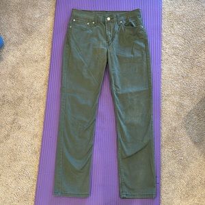 Army Green Levi’s 511 Pants 31x30